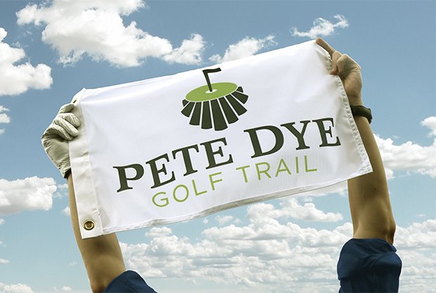Pete Dye Golf Trail pin flag
